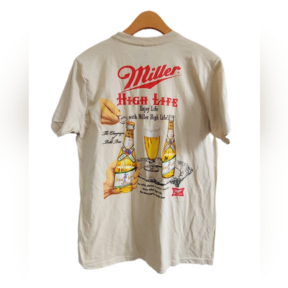 Miller High Life Beer T-Shirt, M